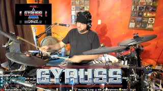 Gyruss  NES main theme drum improv [upl. by Artenal503]