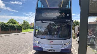 First Olympia 2012 Alexander Dennis Enviro400 SN12 AMK on the 2 to Littlemoor [upl. by Alix]