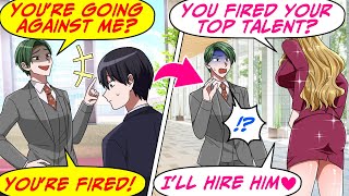 I Got Fired for Going Against the CEO’s Son Then the Competitors CEO Shows Up…RomCom Manga Dub [upl. by Lebar499]