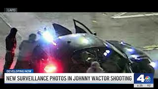 LAPD releases new surveillance photos in Johnny Wactors shooting death [upl. by Ut947]