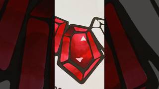 How to color gemstones or crystals using alcohol markers tutorial coloringbook gems crystals [upl. by Amelus688]