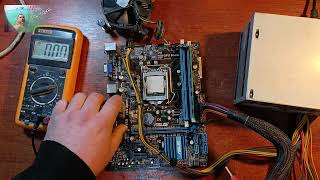 Asus P8H61M LX3 R20 Motherboard is not turn on The problem with the CPU power controller UP6281B8 [upl. by Ardnalak]