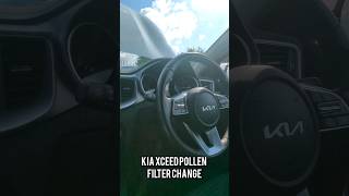 NEW Kia Xceed 2022 🌼 Pollen filter change service kia maintenance [upl. by Gaile]