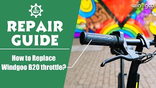 How to replace Windgoo B20 throttle [upl. by Itsirhc227]