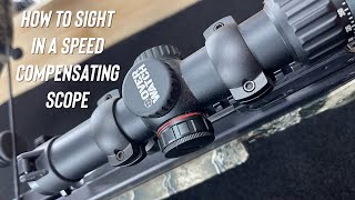 How To Sight In A Variable Speed Crossbow Scope Without A Chronograph [upl. by Tevis]