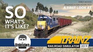 Trainz Railroad Simulator 2019 first look intro  Early Access released a few hours ago  READ Desc [upl. by Fredie]