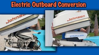 Converting a Gas Outboard to Electric Made Simple [upl. by Binnings]