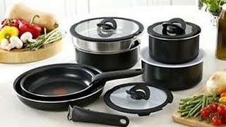 Tefal Ingenio Essential Nonstick Saucepan Set  13 Pieces  Black  unbox [upl. by Aibar]