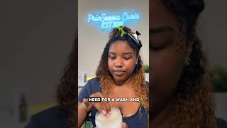 CURLY GIRL HAIR TUTORIAL 💛 gel hairgel agave hibiscus aloevera aloe curlyhairstyles curls [upl. by Jessy138]