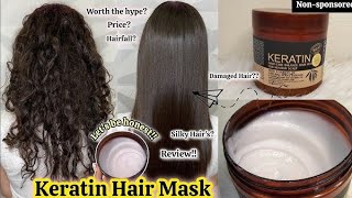 Honest Review of Keratin Hair Mask  Original vs Fake  Beauty Basics [upl. by Klecka175]