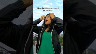 Backbencher things🤪Alizaa2231 funny comedy relatable viralvideo trending ytshorts shorts [upl. by Eelyac]