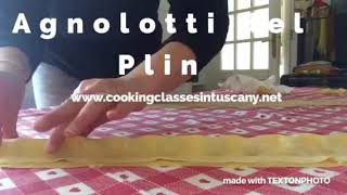 Agnolotti del Plin shaping and filling [upl. by Teerell321]