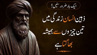 Urdu Quotes  Urdu Aqwal  Motivational Quotes  Zaheen Insan Zindgi Main [upl. by Gavrah]