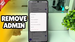 How to remove admin in viber community 2024 [upl. by Aziram640]