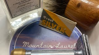 Merkur progress and Mountain Laurel shave [upl. by Iliak]