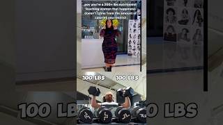 Lifting a 200 lb Female Nutritionist PR 9 reps gymmemes [upl. by Yecrad]