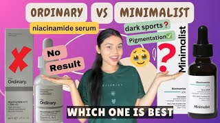 The Ordinary vs Minimalist Niacinamide Serum Which Serum is the Best for Your Skin  Honest Review [upl. by Mcwilliams]