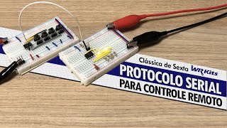 PROTOCOLO SERIAL PARA CONTROLE REMOTO [upl. by Nanyt177]