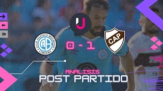 BELGRANO 0  PLATENSE 1  ANALISIS POST PARTIDO [upl. by Einra]