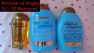 OGX Argan Oil Of Morocco Shampoo Review [upl. by Wash]