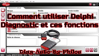 Comment utiliser Delphi Diagnostic et ces fonctions [upl. by Nottirb]