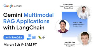 Gemini Multimodal RAG Applications with LangChain [upl. by Brause917]