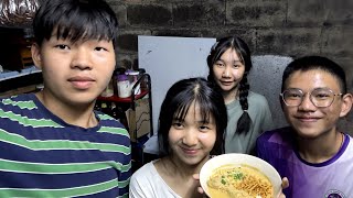 Make Yellow Curry Chicken Noodle🍽khao soi gai🐔🧆🟡 [upl. by Xam]