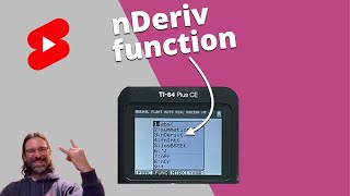 TI 84 nDeriv  How to calculate a derivative your GDC [upl. by Vikky]