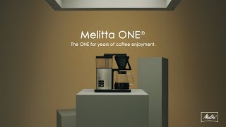 Melitta One® For years of coffee enjoyment [upl. by Nylhtiak]