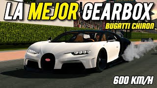 La Mejor Gearbox Para El Bugatti Chiron 600 Kmh De Velocidad Máxima En Car Parking Multiplayer [upl. by Ennayd]