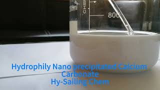 Hydrophily Nano Precipitated Calcium Carbonate [upl. by Sivek]