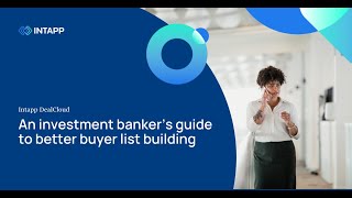 An investment bankers guide to better buyer list building [upl. by Brick]