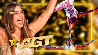 UNBELIEVABLE Balancing Wins The Golden Buzzer on Americas Got Talent 2024 [upl. by Lundell]