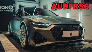 AUDI RS6  zamrożona rodzinna wyścigówka detailingvlog​​ 122 [upl. by Nwahsak]