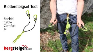 Test Edelrid Cable Comfort Tri Klettersteigset [upl. by Ferneau]