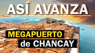 Así de MONSTRUOSO será el Puerto de Chancay De Perú 🇵🇪  Increíble progreso de construcción [upl. by Sparkie]