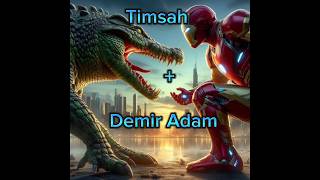 Timsah kahramanlar 🐊🔥🐊örümcekadam demiradam hulk deadpool spiderman ironman timsah [upl. by Dust]