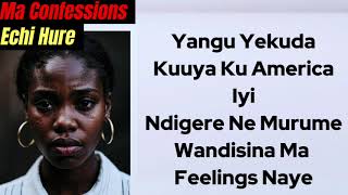 Yangu Yekuda Kuuya Ku America Iyi Now Ndigere Ne Murume Wandisina Ma Feelings Naye [upl. by Dempster]