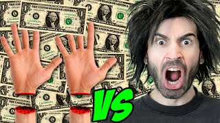 HANDLESS MILLIONAIRE 2 vs The Worlds Worst Gamer [upl. by Ynalem853]