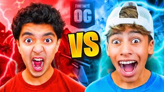 Little Brother Plays OG Fortnite With Ferran BABYSCRUBZ VS FERRAN [upl. by Muriel]