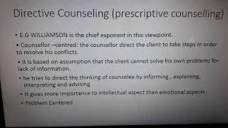 Types of Counselling Part 1 [upl. by Messere]