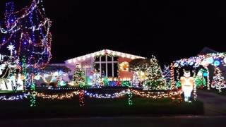 Griswold house Christmas lights display [upl. by Opportuna]