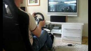 Playseat amp Xbox 360 Wireless Racing Wheel amp Forza 2 [upl. by Inger]