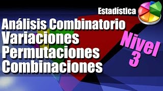 Variaciones Combinaciones Permutaciones Ejercicios Resueltos Nivel 3 [upl. by Beller]