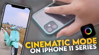 Cinematic Mode On IPHONE 11 [upl. by Nagol298]