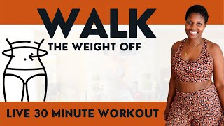 30 Minute Walking Workout  Fast At Home Walking Workout  Live Latin Inspired Walk  Moore2Health [upl. by Laufer]