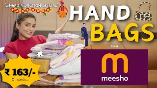 All new MEESHO Shaadi  function special HANDBAGS👛  Stylish amp trendy  honest review  gimaashi [upl. by Elvyn]