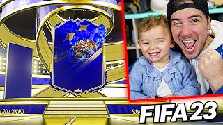 MIA FIGLIA TROVA UN TOTY  ICON e  FIFA 23 PACK OPENING TOTY [upl. by Enirehtacyram]