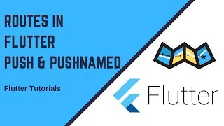 Routes in Flutter  Push  PushNamed  GenerateRoute  Unknown Route [upl. by Gore]