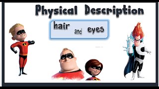 Talking about Physical Description hair and eyes  English Language [upl. by Ydor]